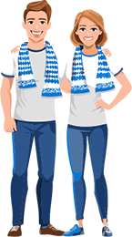 Generic AI generated Wigan aThletic supporters 